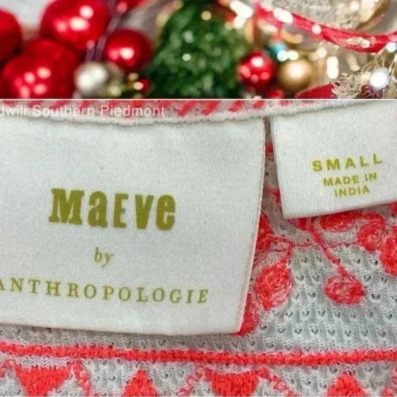 Maeve by Anthropologie by Louisa textured Pleasant top size small - Picture 2 of 5